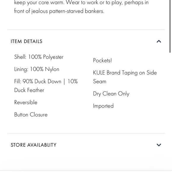 Kule Reversible Vest Like New - Picture 11 of 16